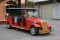 Chinese Red Electric Ancient Car 5KW AC Motor Classic Sightseeing Vehicle